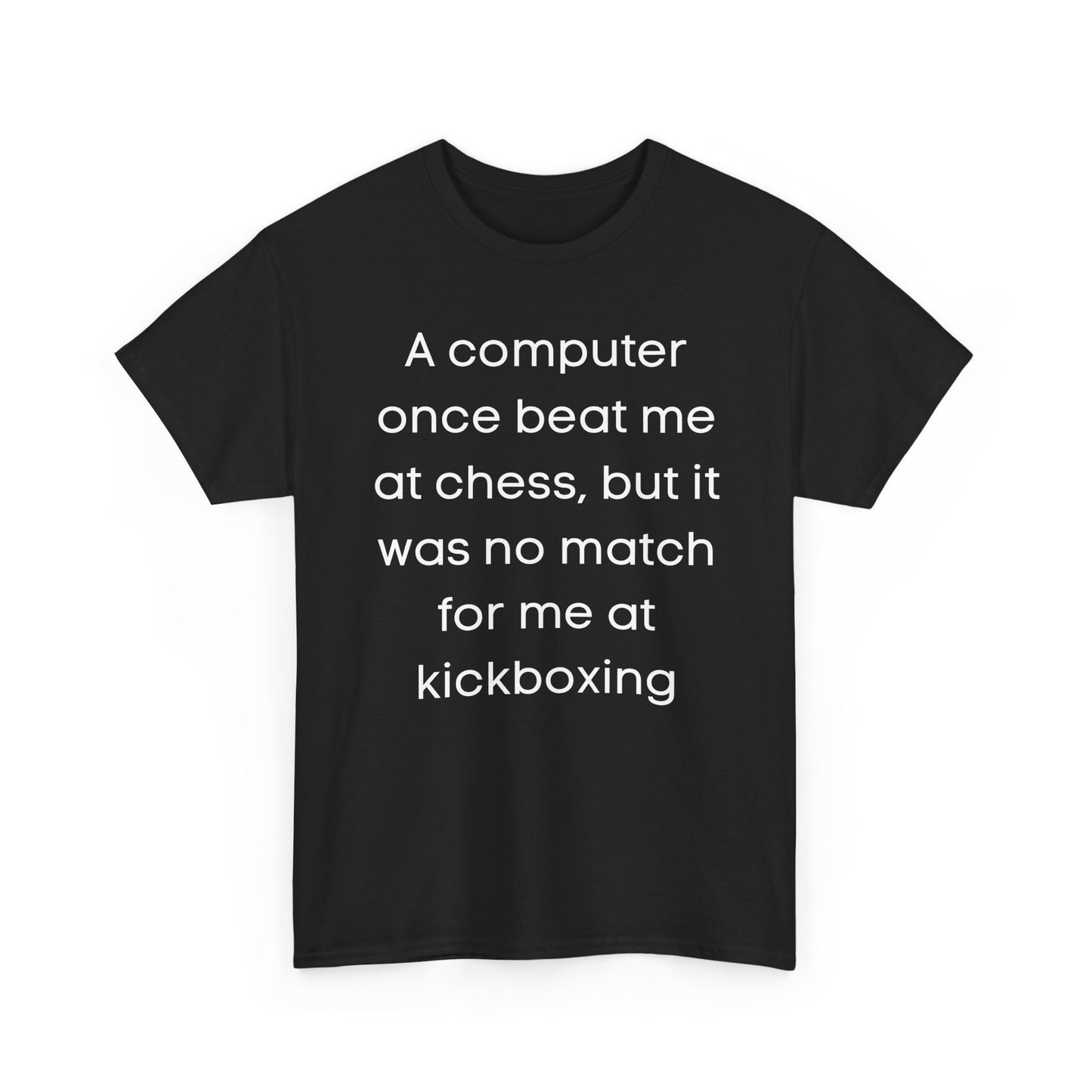 Chess vs Kickboxing Tee | Funny Chess Martial Arts Quote Shirt | IT Humor | Tech Support T-Shirt