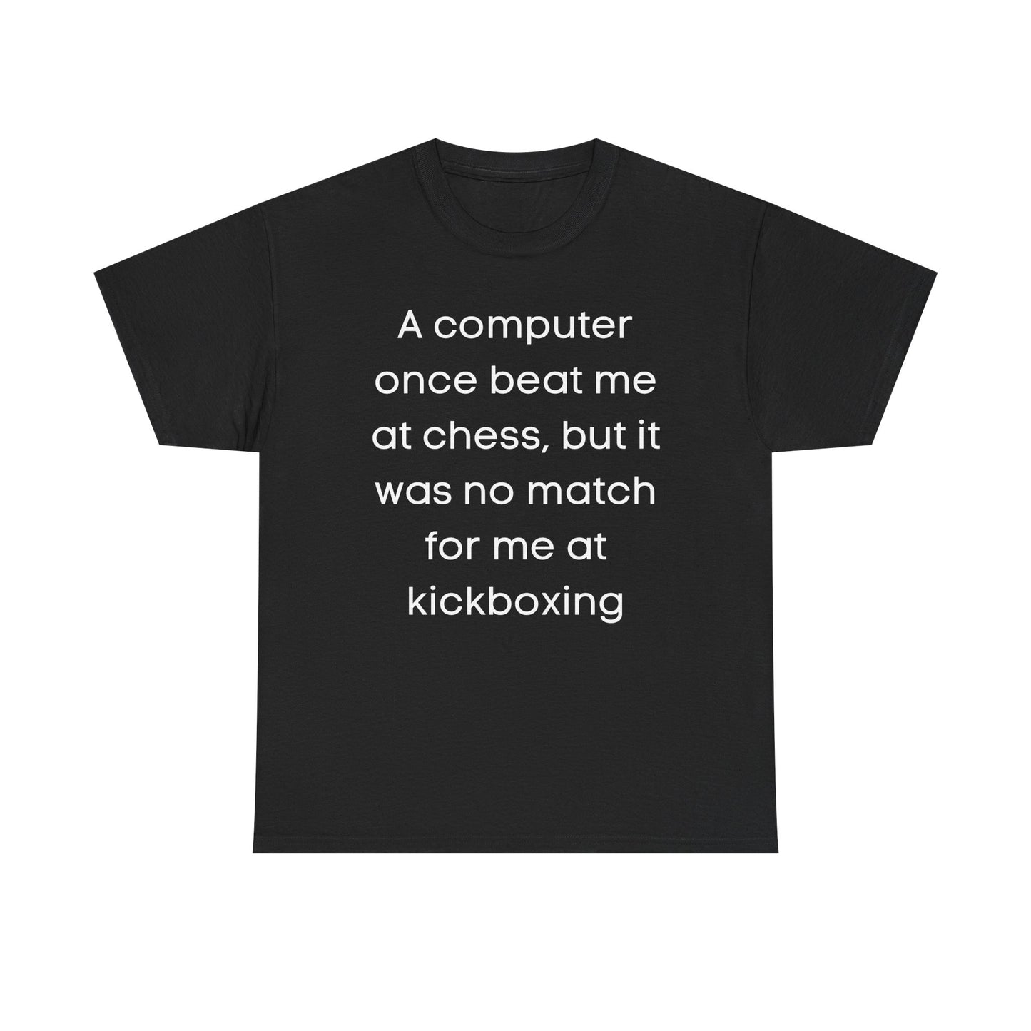 Chess vs Kickboxing Tee | Funny Chess Martial Arts Quote Shirt | IT Humor | Tech Support T-Shirt